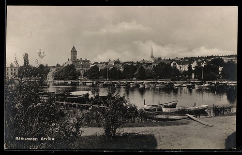 Arvika båthamnen cartolina - båthamnen,,