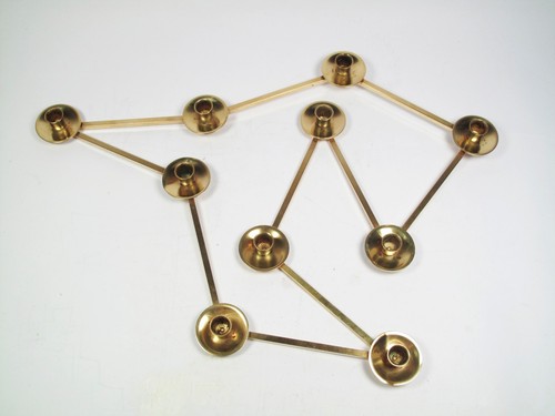 Portacandele ottone lars - portacandele,