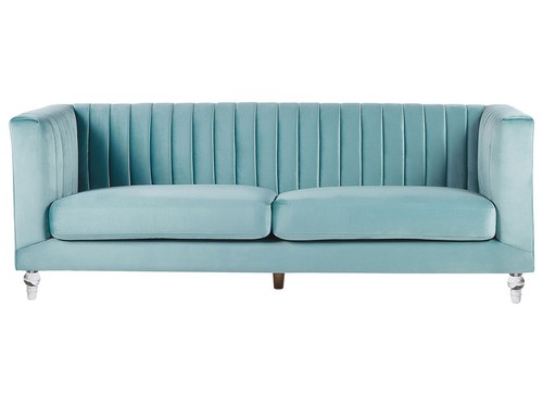 Divano velluto azzurro - in, a