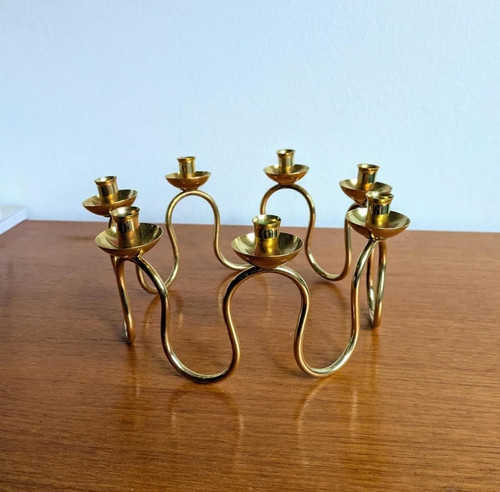 Centrotavola vintage ottone